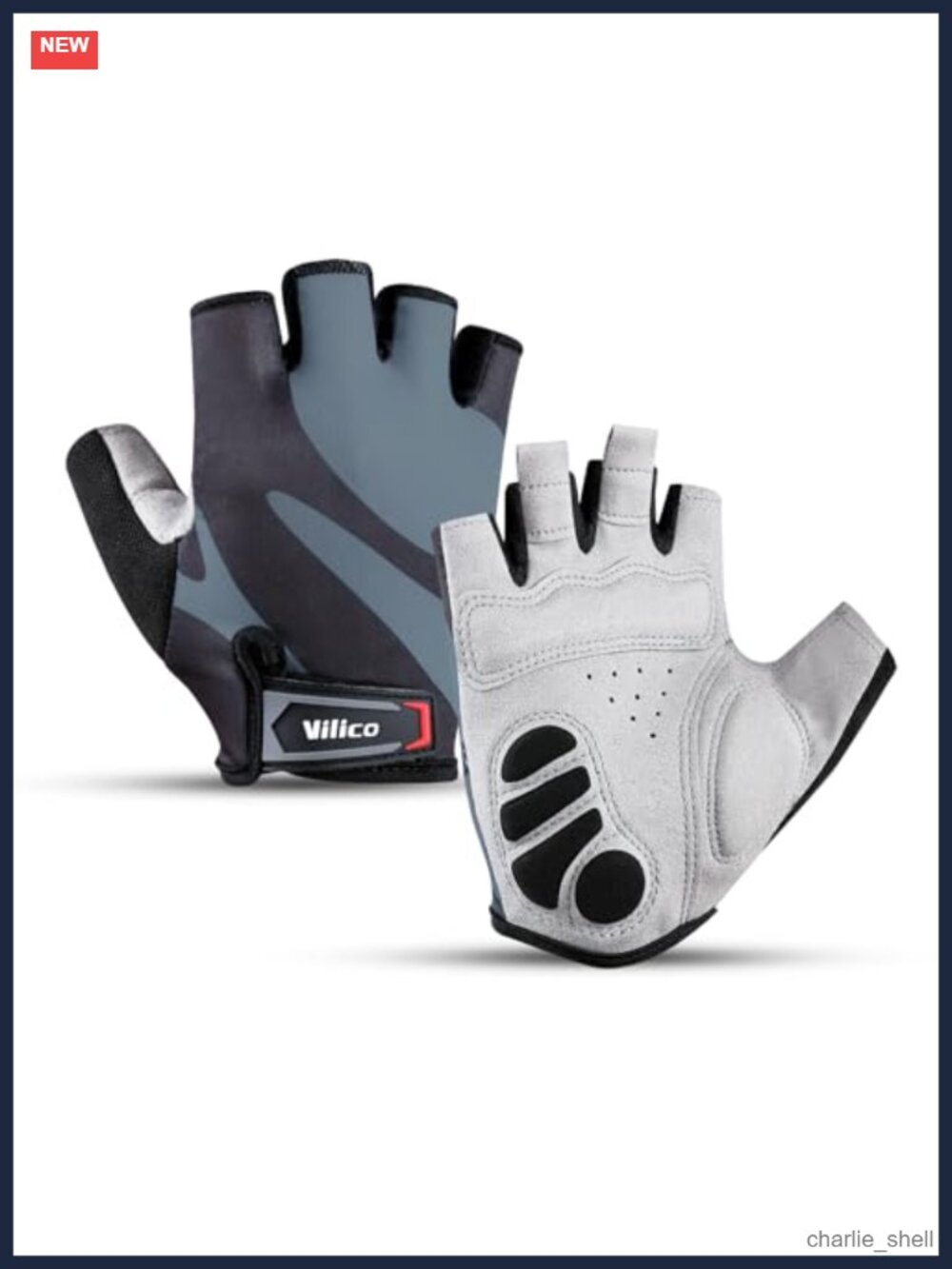 Fingerless Gel Padded Cycling Gloves Half Finger Bike Gloves